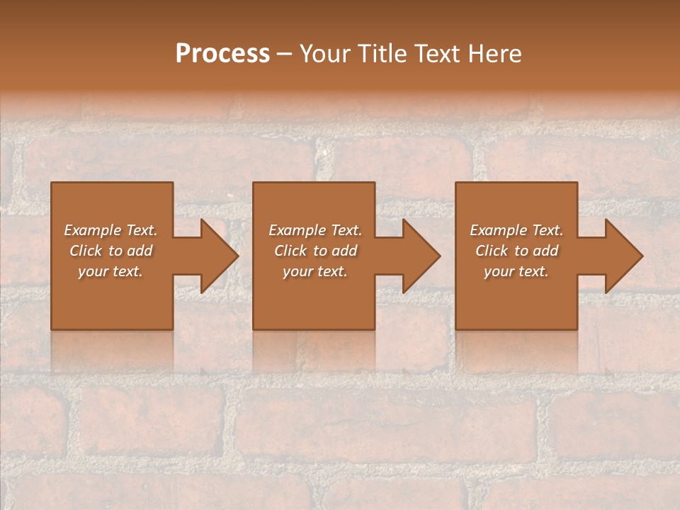 Rendering Orange Decay PowerPoint Template
