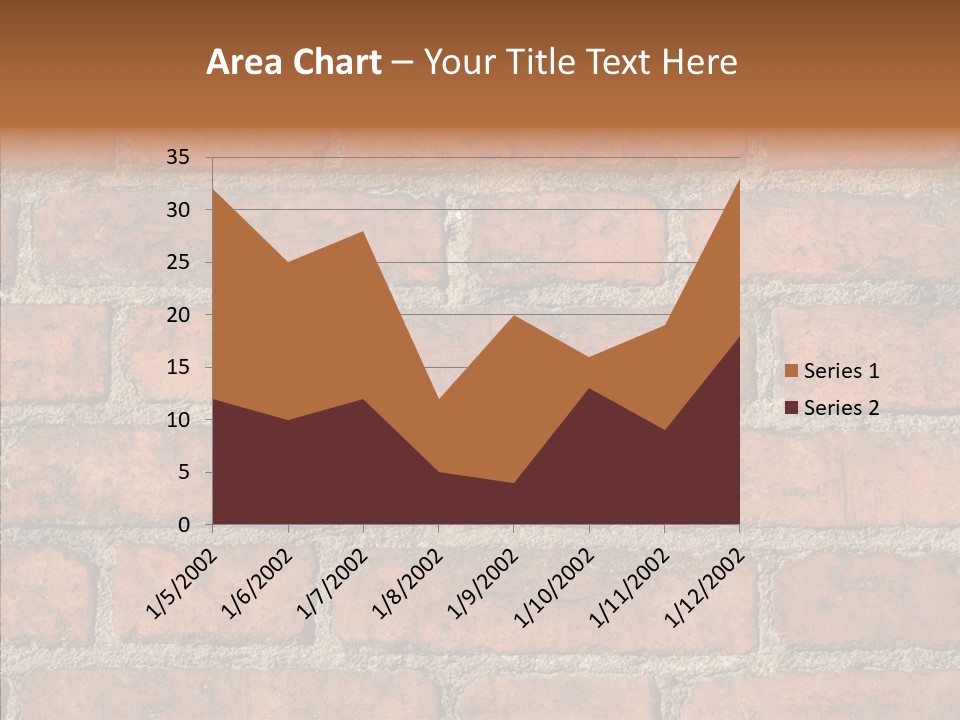 Rendering Orange Decay PowerPoint Template