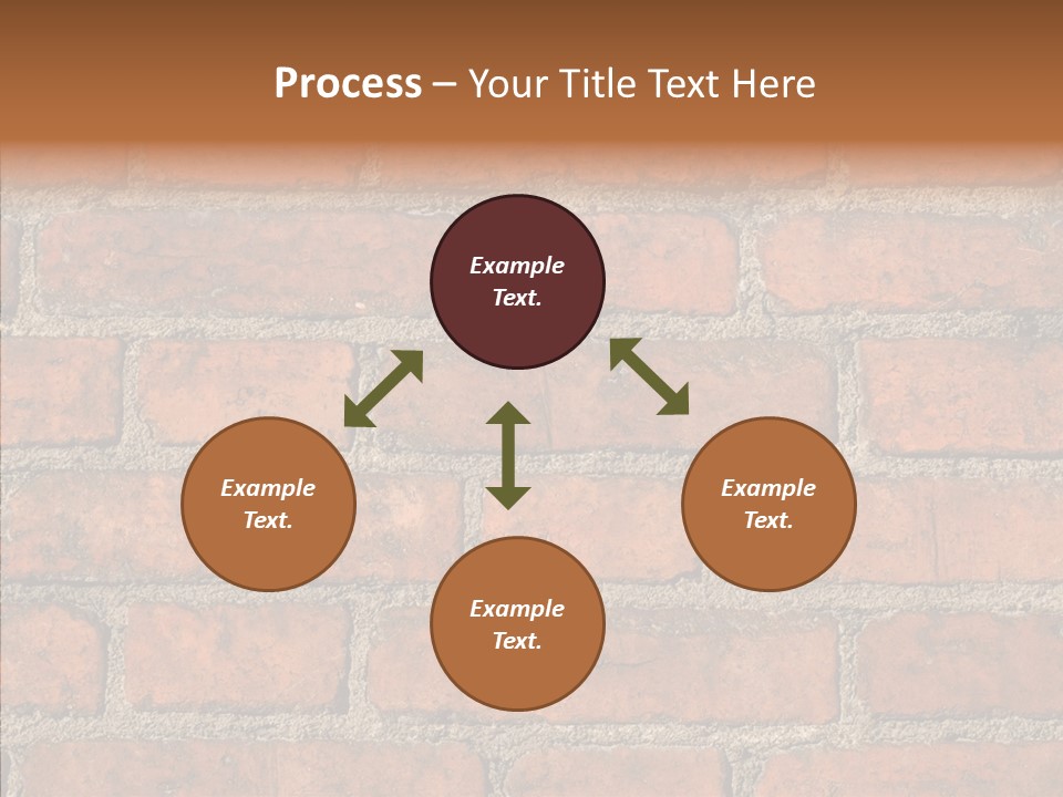 Rendering Orange Decay PowerPoint Template