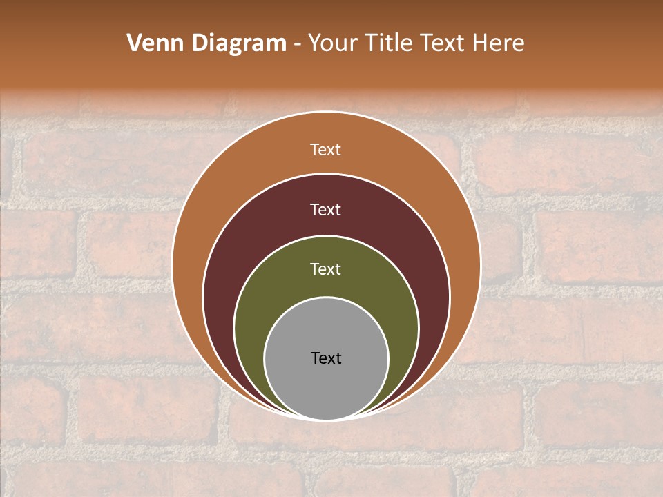 Rendering Orange Decay PowerPoint Template