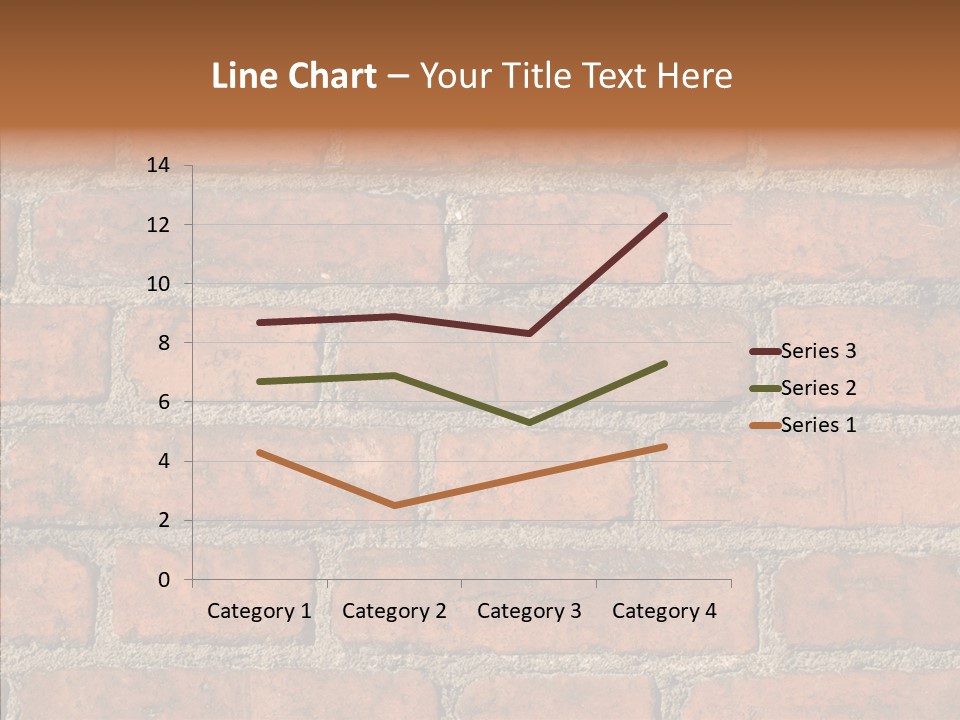 Rendering Orange Decay PowerPoint Template