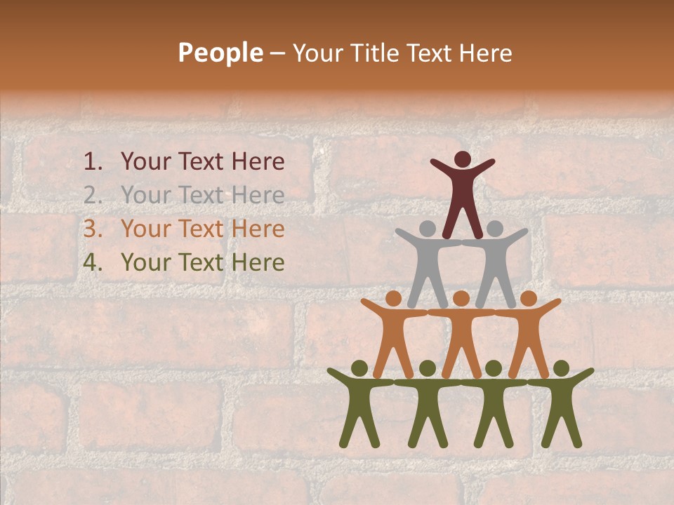 Rendering Orange Decay PowerPoint Template