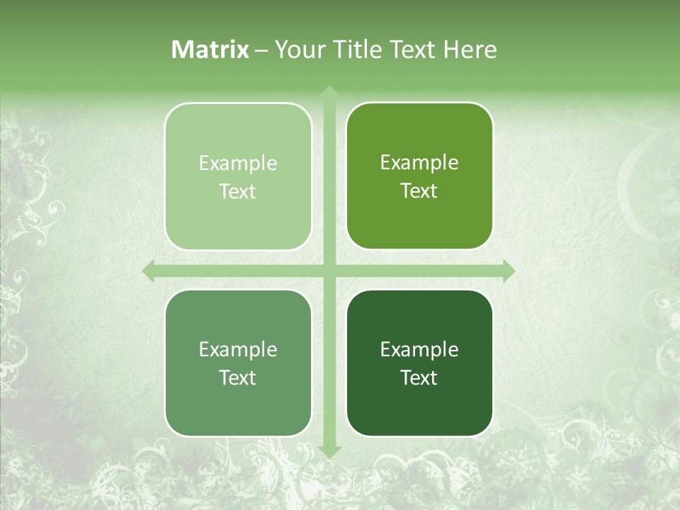 Empty Page Snow PowerPoint Template