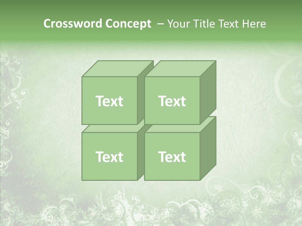 Empty Page Snow PowerPoint Template