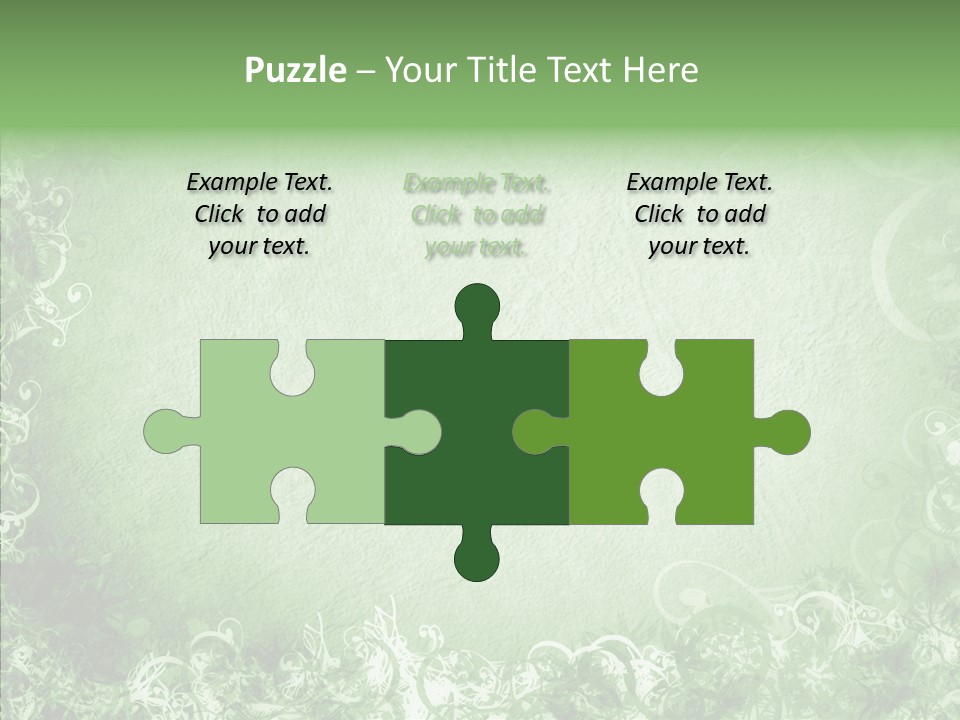 Empty Page Snow PowerPoint Template