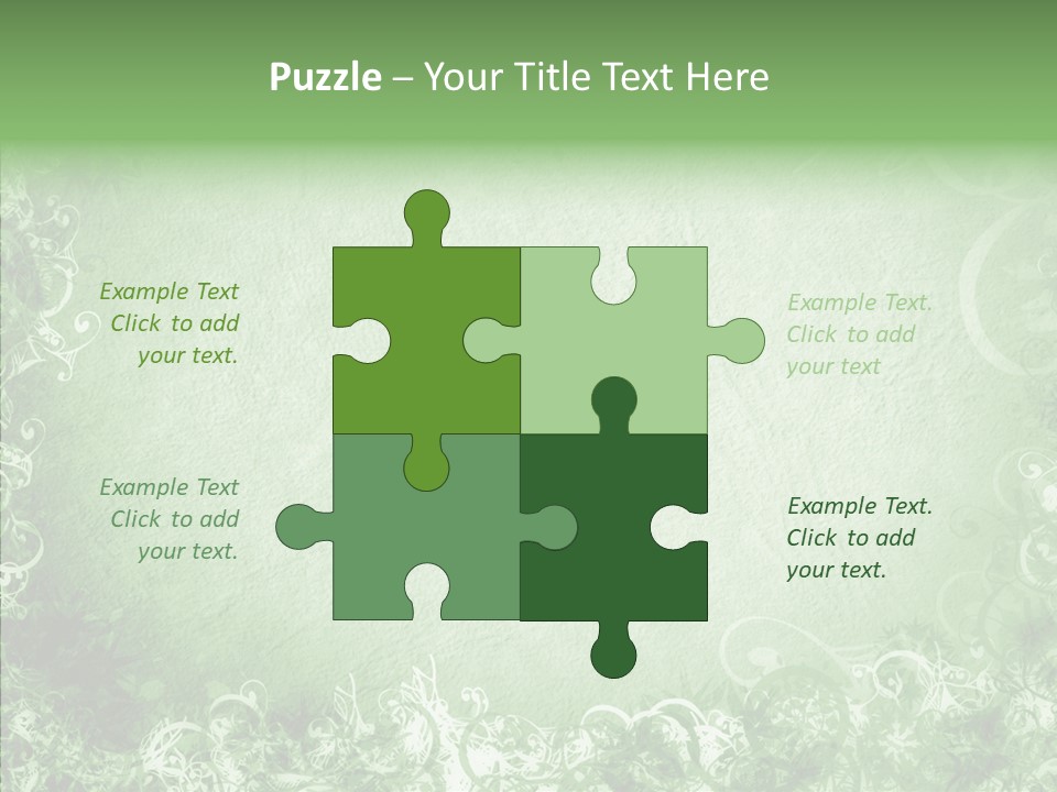 Empty Page Snow PowerPoint Template