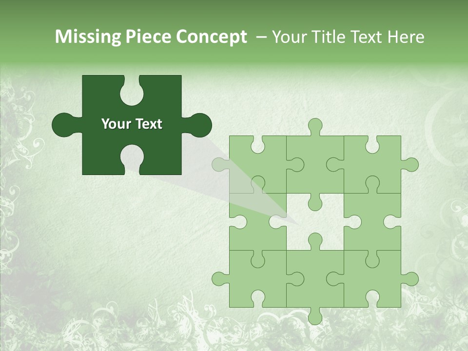 Empty Page Snow PowerPoint Template