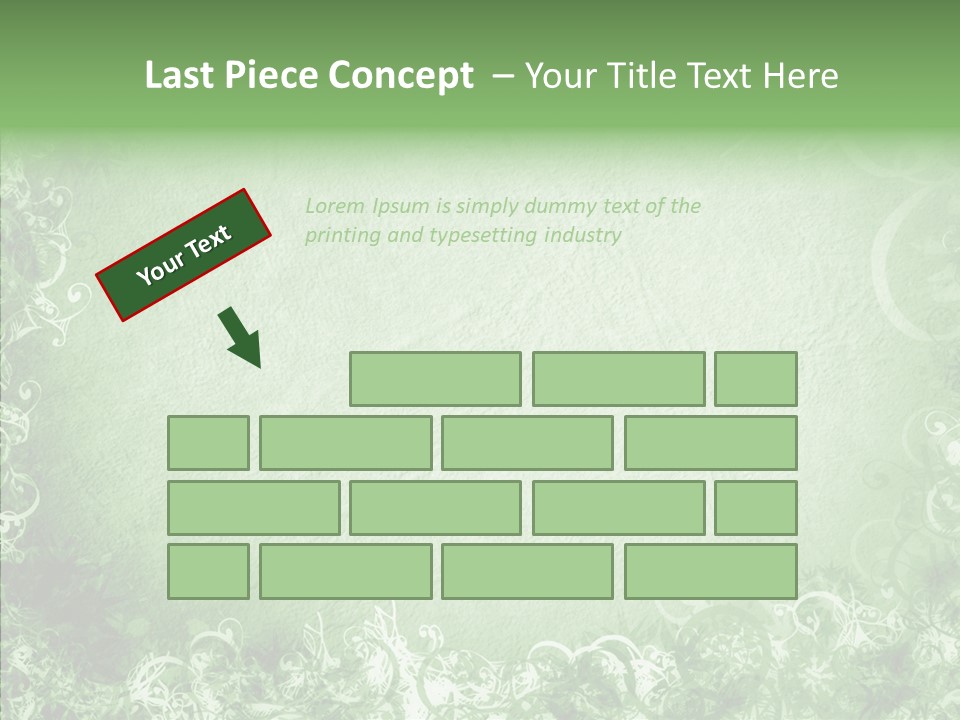 Empty Page Snow PowerPoint Template