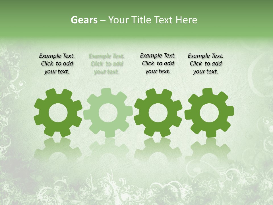 Empty Page Snow PowerPoint Template