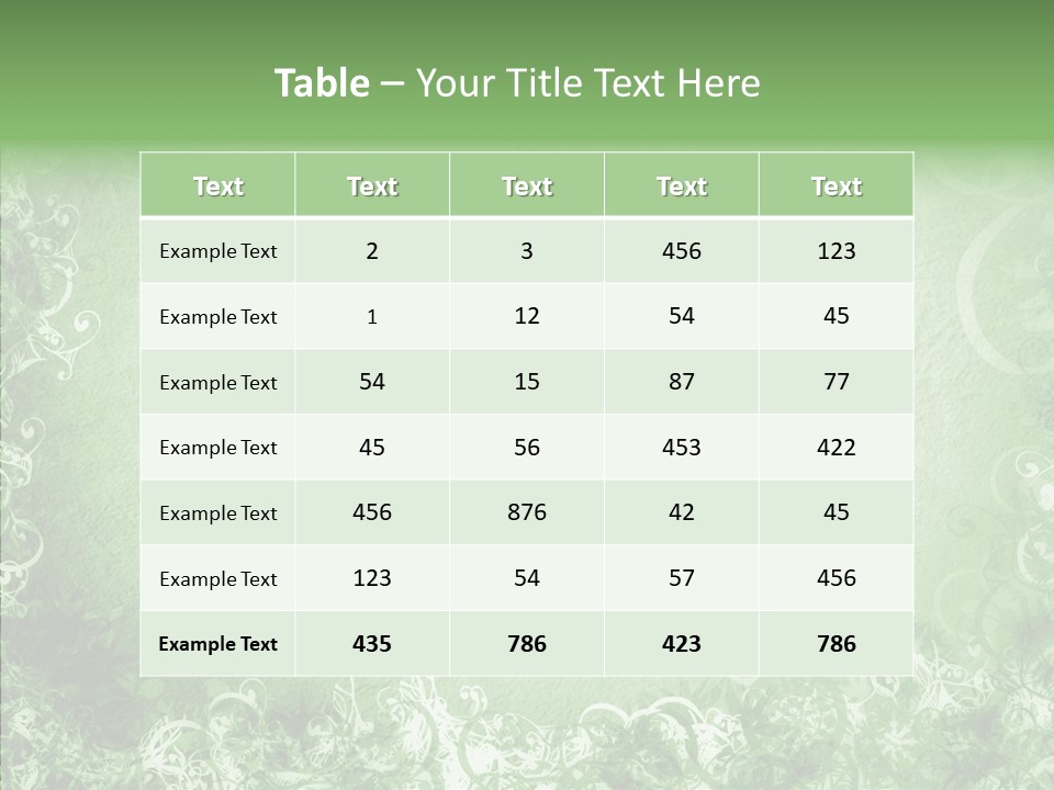 Empty Page Snow PowerPoint Template
