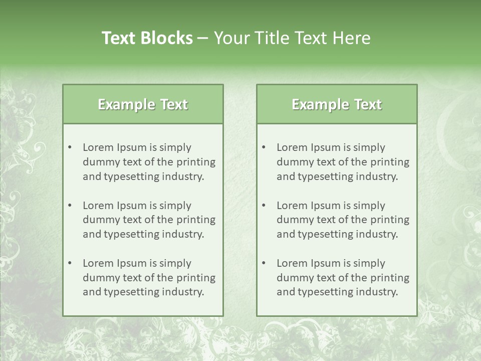 Empty Page Snow PowerPoint Template