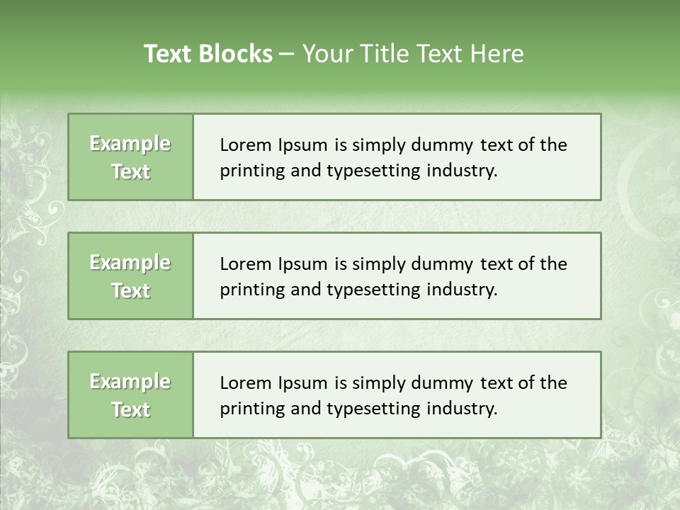 Empty Page Snow PowerPoint Template
