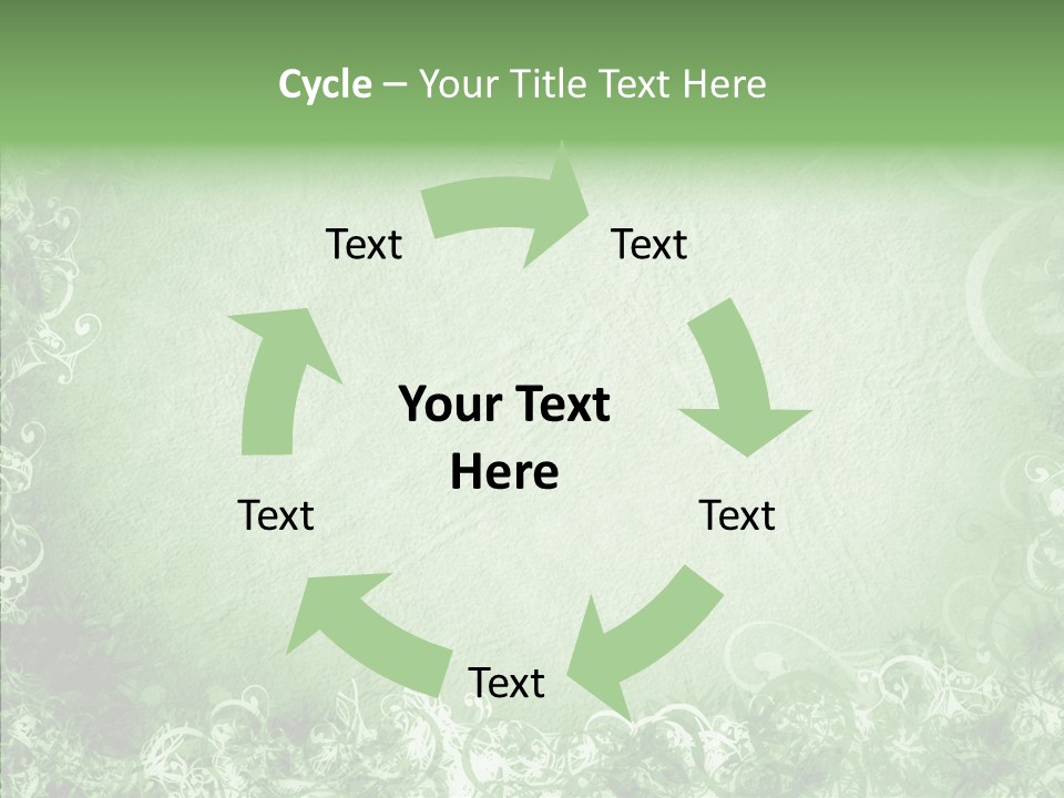 Empty Page Snow PowerPoint Template
