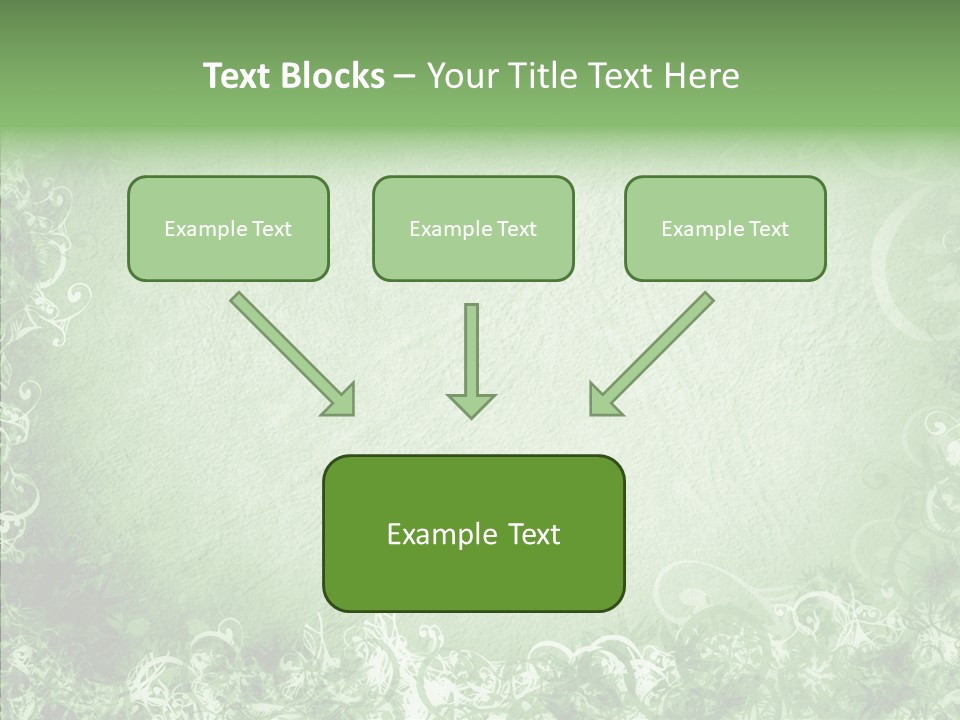 Empty Page Snow PowerPoint Template