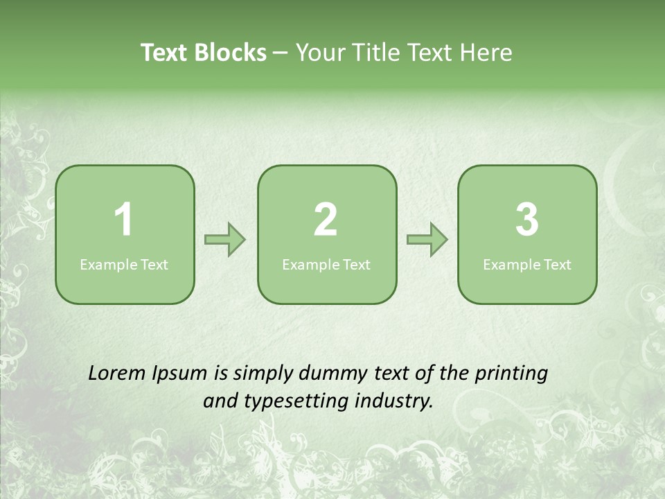Empty Page Snow PowerPoint Template