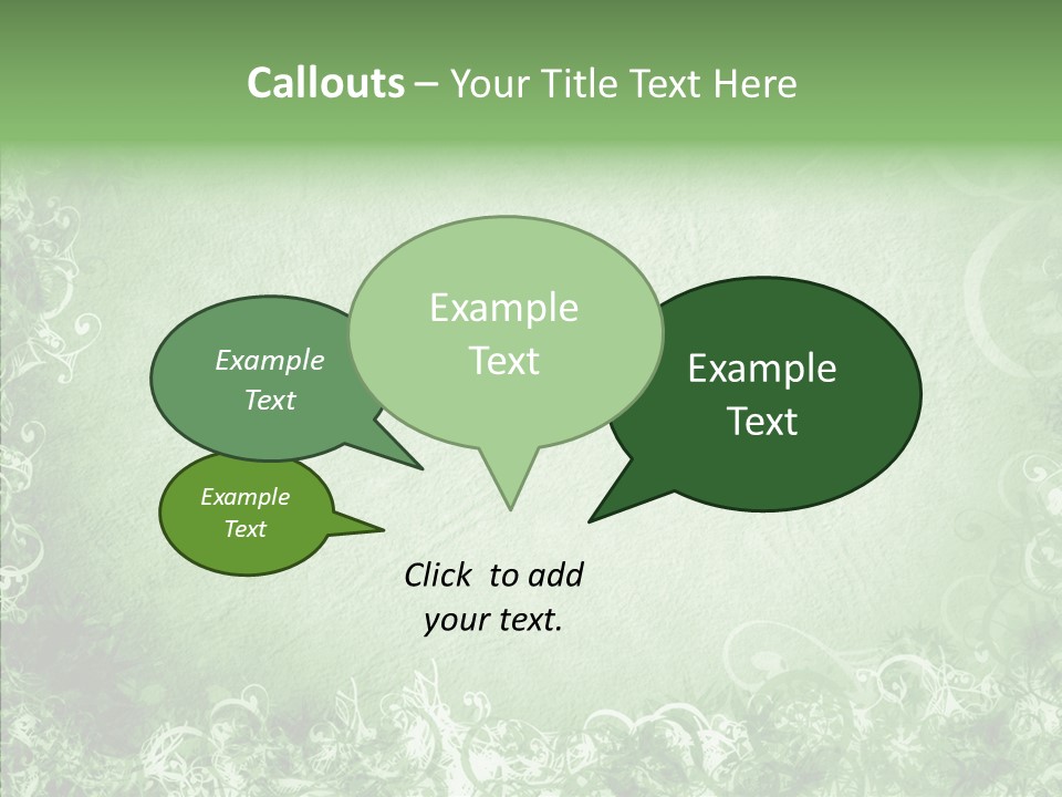 Empty Page Snow PowerPoint Template