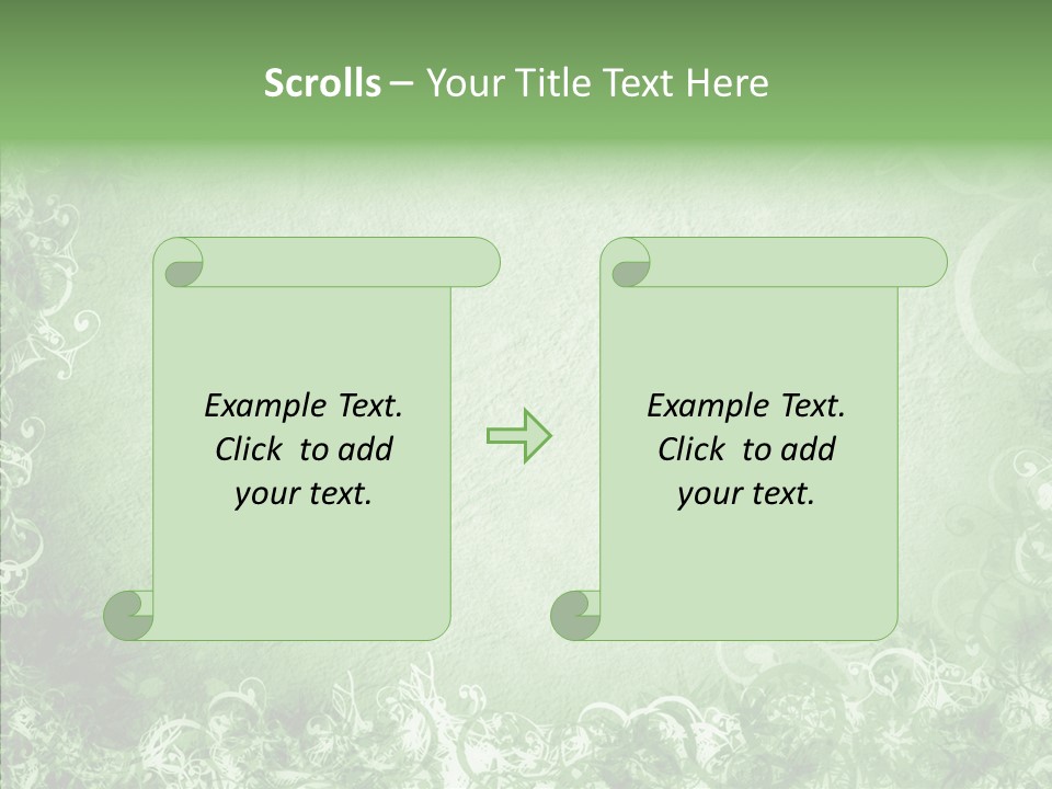 Empty Page Snow PowerPoint Template