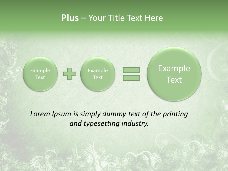 Empty Page Snow PowerPoint Template