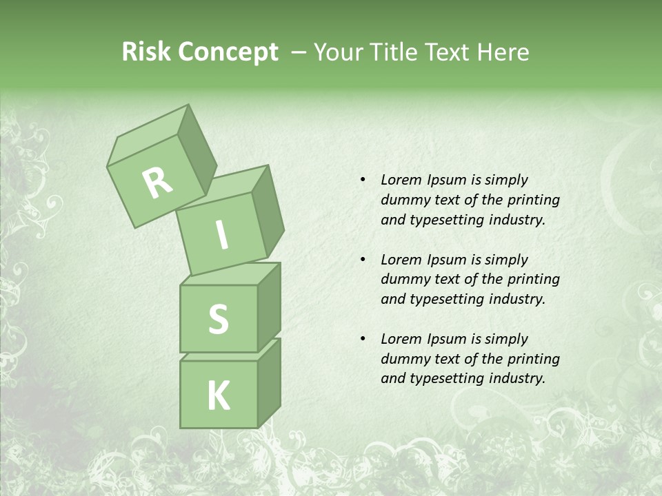 Empty Page Snow PowerPoint Template