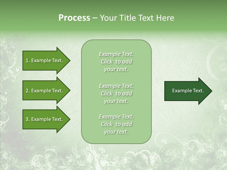 Empty Page Snow PowerPoint Template