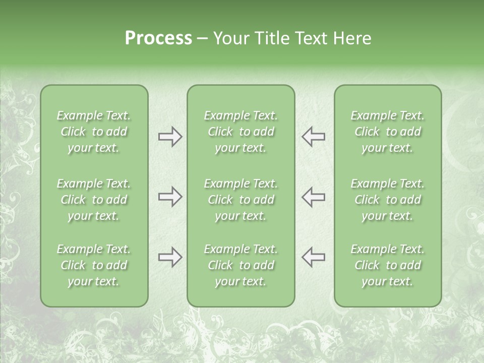 Empty Page Snow PowerPoint Template