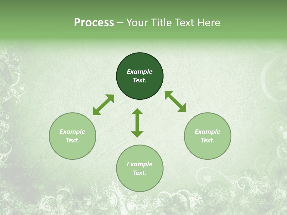 Empty Page Snow PowerPoint Template