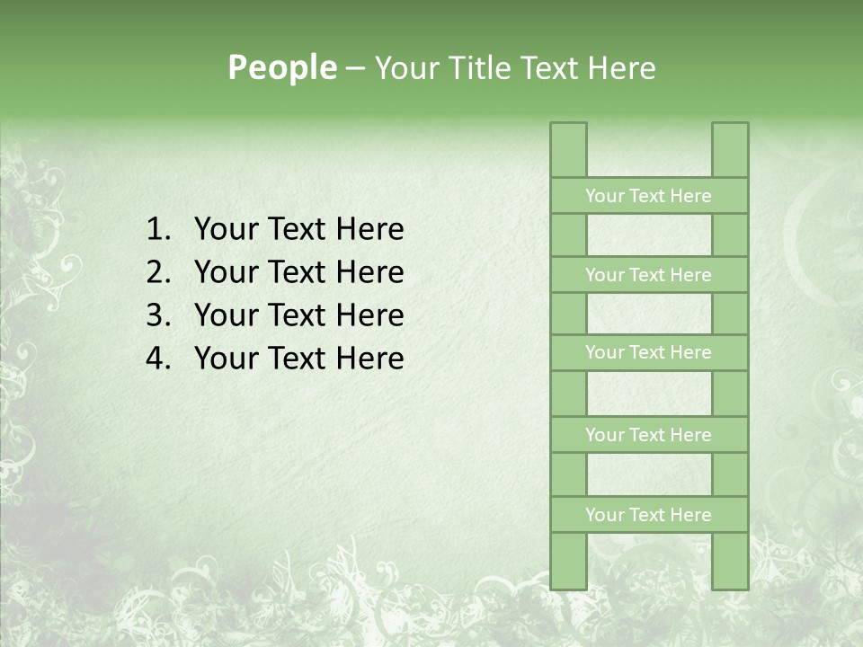 Empty Page Snow PowerPoint Template