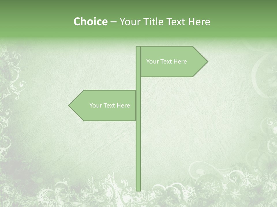 Empty Page Snow PowerPoint Template