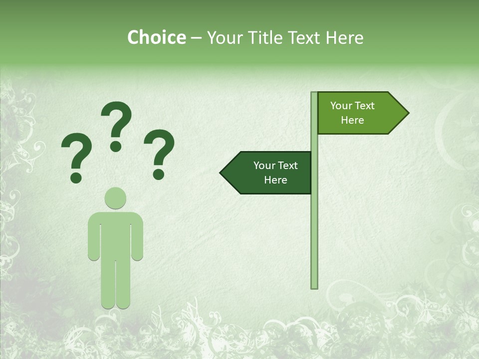 Empty Page Snow PowerPoint Template