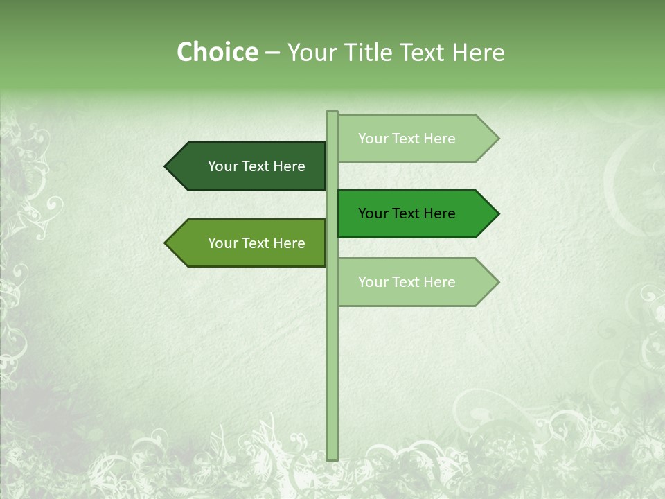 Empty Page Snow PowerPoint Template