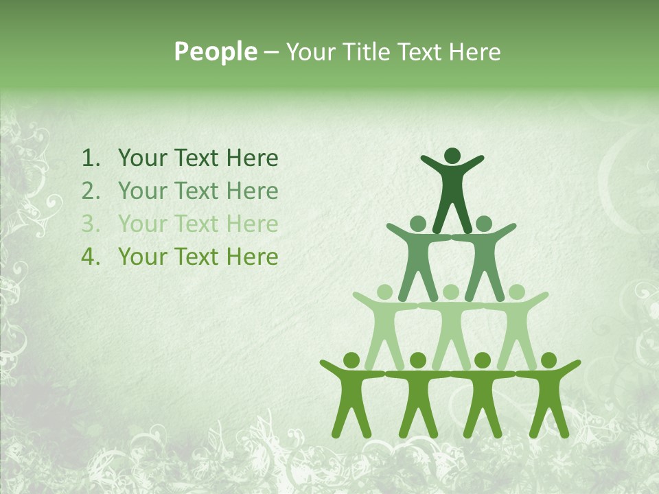 Empty Page Snow PowerPoint Template