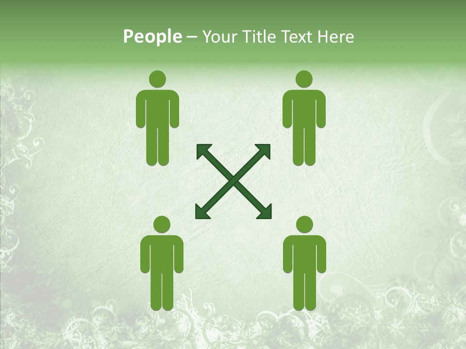 Empty Page Snow PowerPoint Template