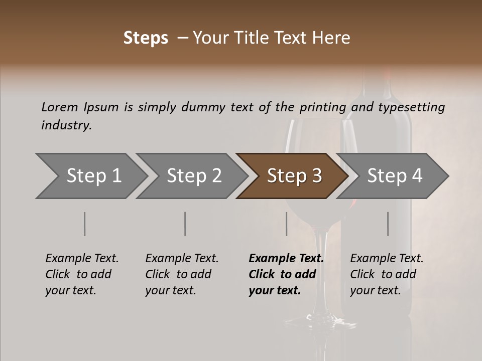 Celebrate Bar Vintage PowerPoint Template