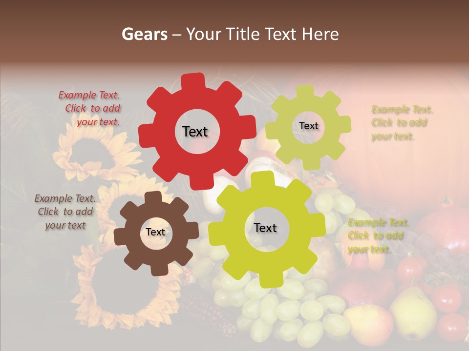 Background Tomato Potato PowerPoint Template