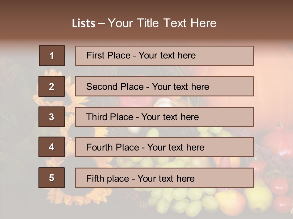Background Tomato Potato PowerPoint Template