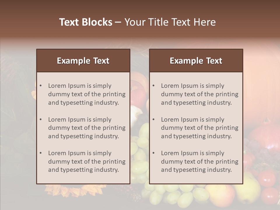 Background Tomato Potato PowerPoint Template