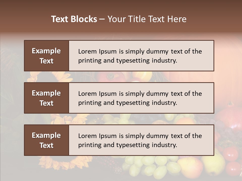 Background Tomato Potato PowerPoint Template