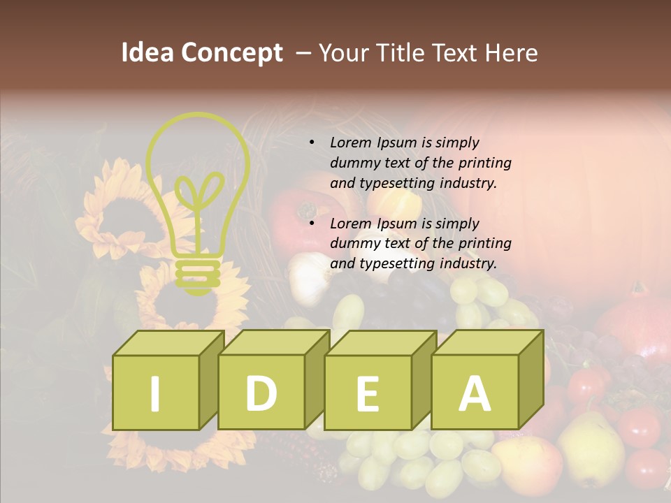 Background Tomato Potato PowerPoint Template