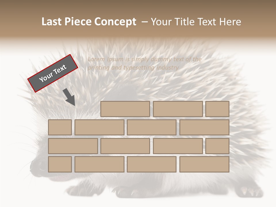 Needle Young Animal Wildlife PowerPoint Template