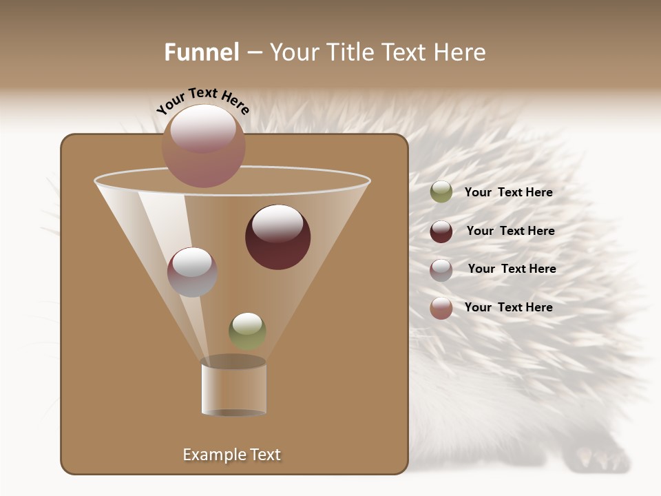 Needle Young Animal Wildlife PowerPoint Template