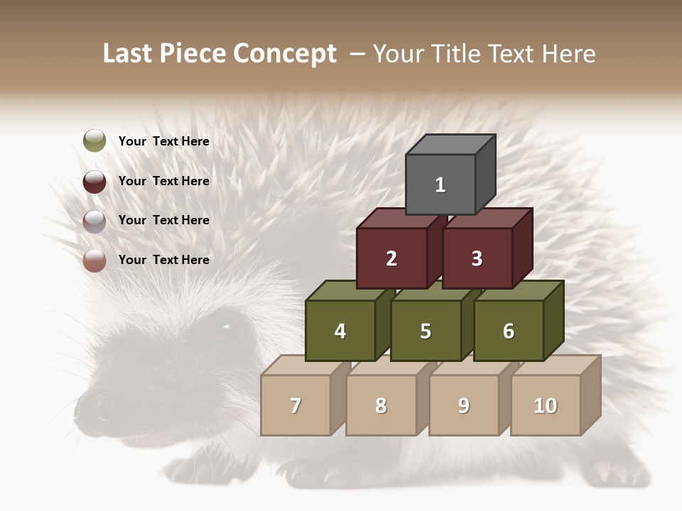 Needle Young Animal Wildlife PowerPoint Template