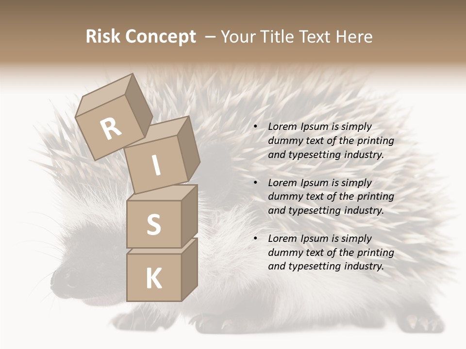 Needle Young Animal Wildlife PowerPoint Template