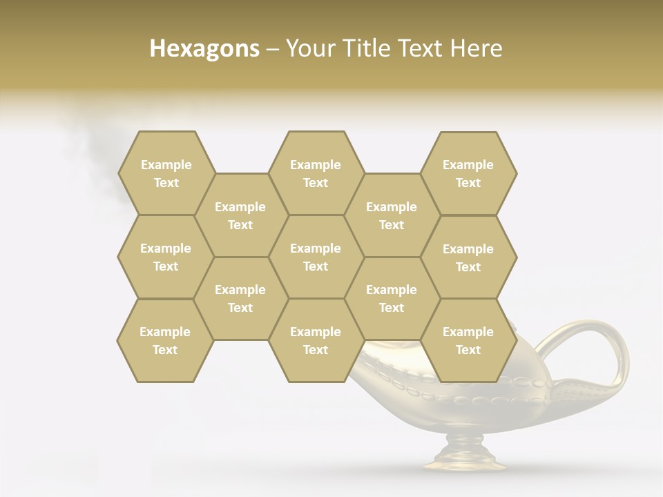 Antique Genie Lamp PowerPoint Template