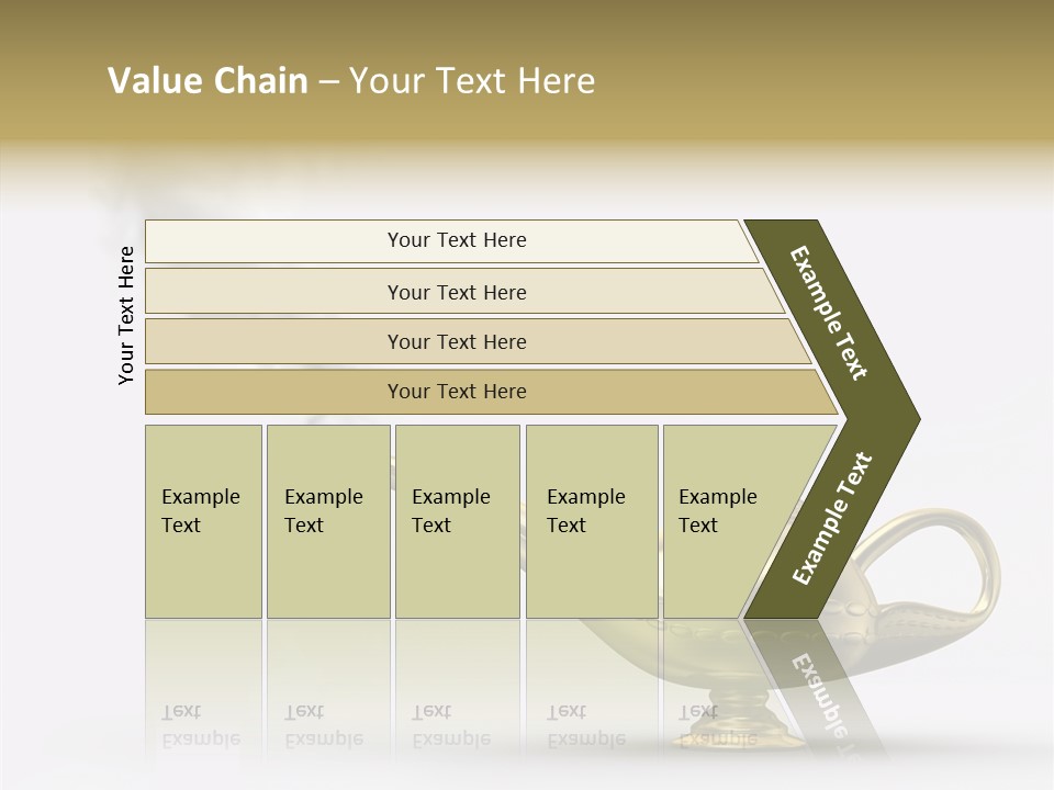 Antique Genie Lamp PowerPoint Template