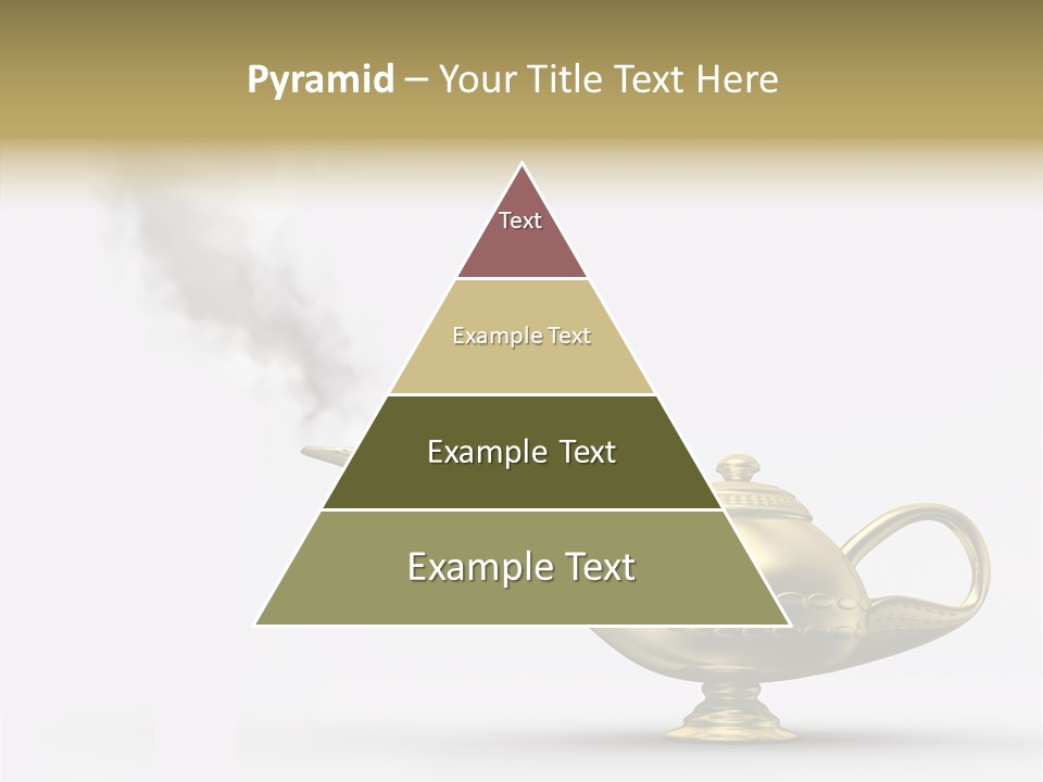 Antique Genie Lamp PowerPoint Template
