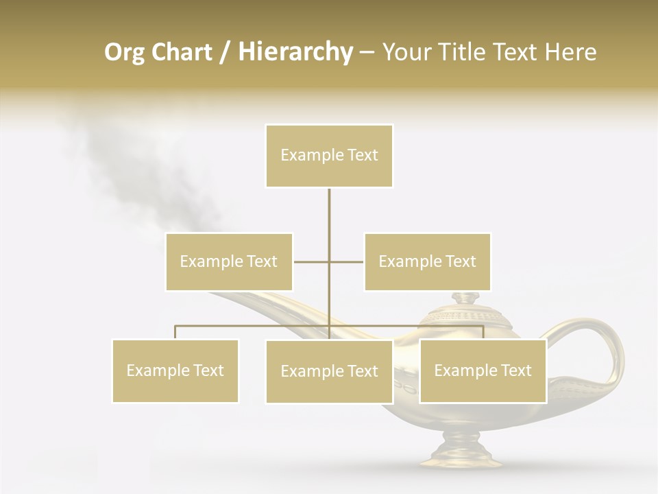 Antique Genie Lamp PowerPoint Template