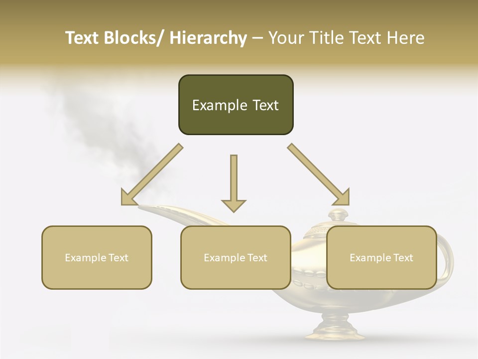 Antique Genie Lamp PowerPoint Template