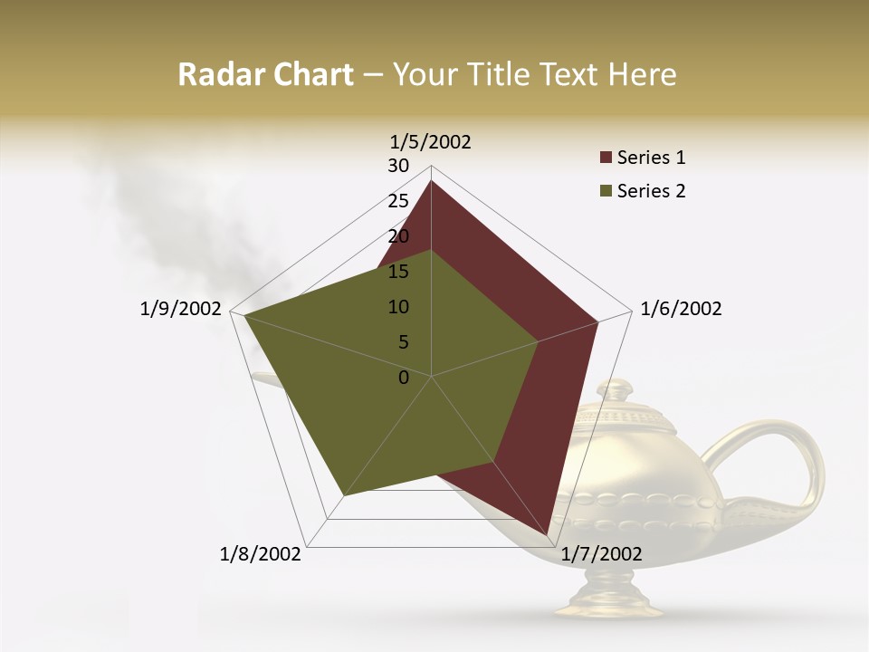 Antique Genie Lamp PowerPoint Template