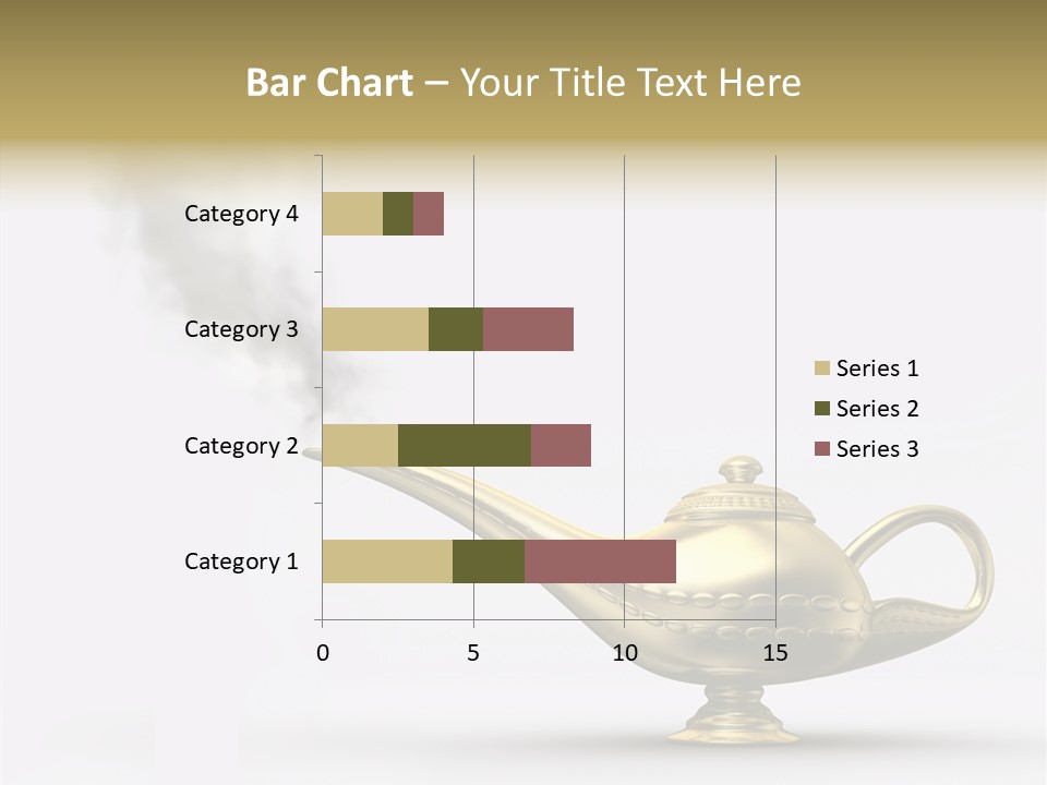 Antique Genie Lamp PowerPoint Template