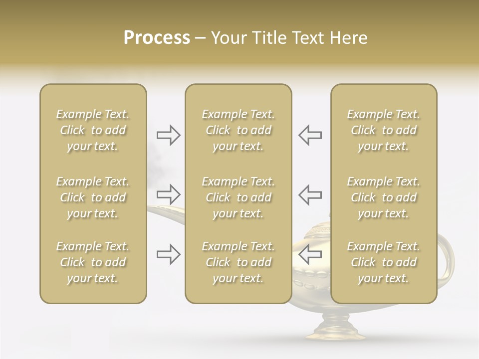 Antique Genie Lamp PowerPoint Template